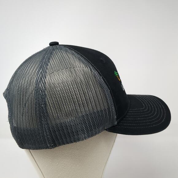 Local Boy Outfitters Snapback Trucker Hat Black One Size Adjustable Mesh Back - Picture 5 of 9